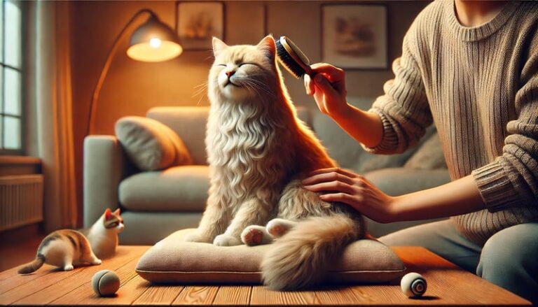 Como acostumar seu gato à escovação